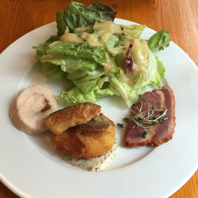 ランチの前菜(la cantina cancemi オリーブオイルダイニング飯田橋)