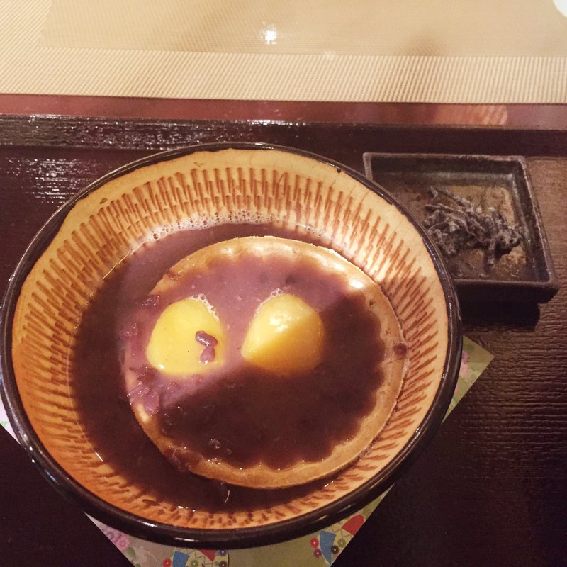 栗ぜんざい(かきはち 本店)