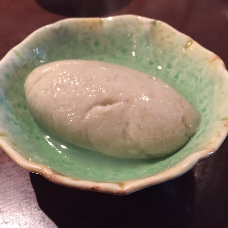 そばがき(手打蕎麦割烹 山せみ)