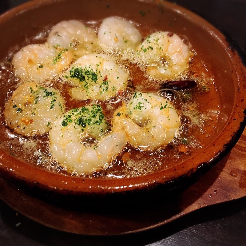 えびのアヒージョ(エル ペスカドール)