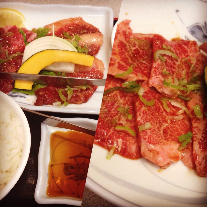 ランチと上カルビ(山形牛ステーキ&焼肉かかし 駅前店)