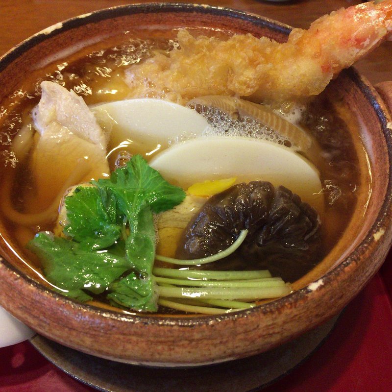 鍋焼きうどん(旭庵手打そば店)