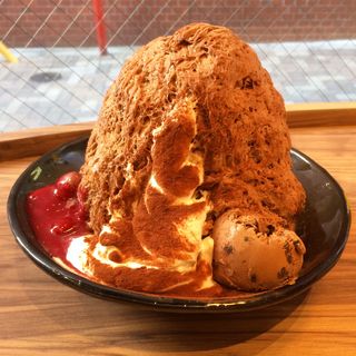 リッチチョコレートかき氷(ICE MONSTER OMOTESANDO （アイスモンスター）)