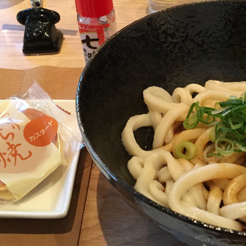 伊勢うどんセット(久緒羅珈琲)