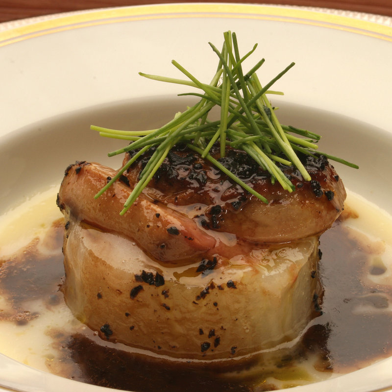 フォアグラと大根のロッシーニ(ichiRyu)