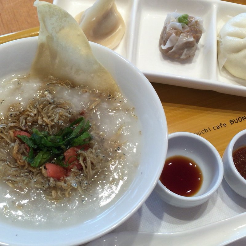 梅と揚げジャコのお粥 Aセット（点心）(ももがゆ家 )