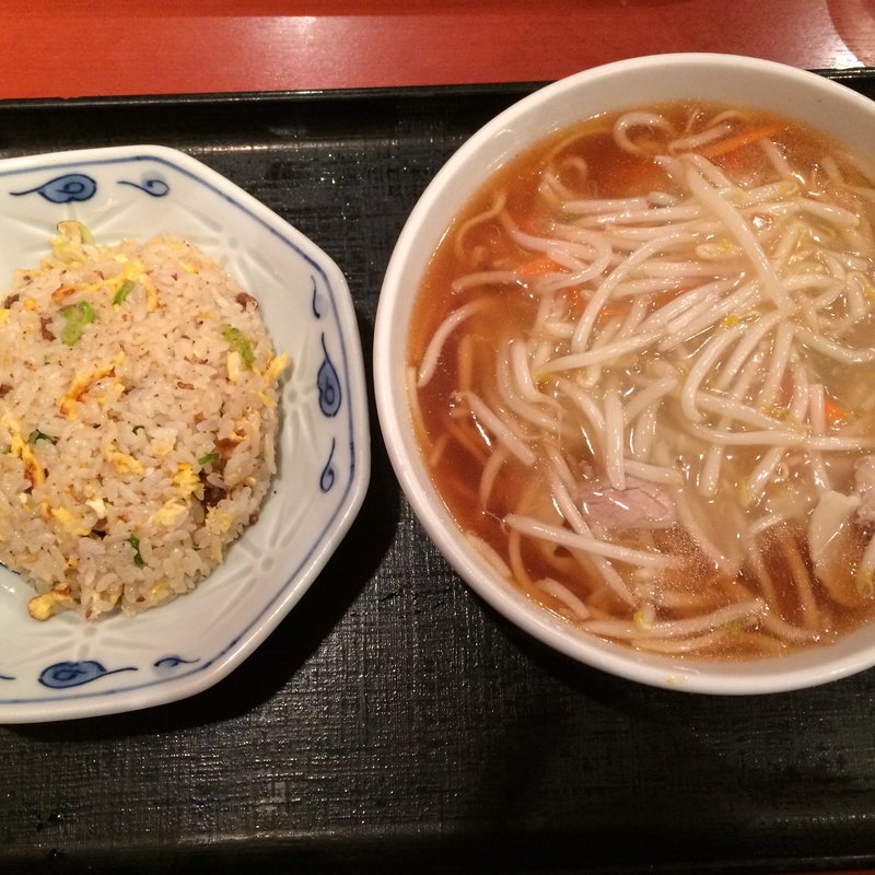 もやしあんかけ定食(ドラゴン食堂 )