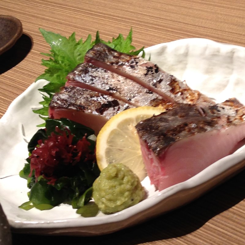 さわらの炙り(天ぷら海鮮 米福 西梅田店)