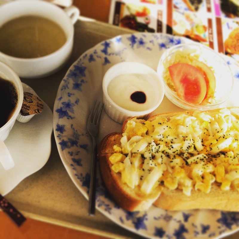 たまごトースト(セレッソ 大阪 メガタウン カフェ)