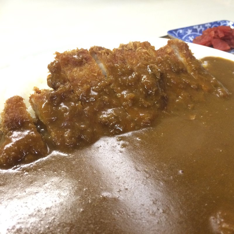カツカレー(そば処 紀文)