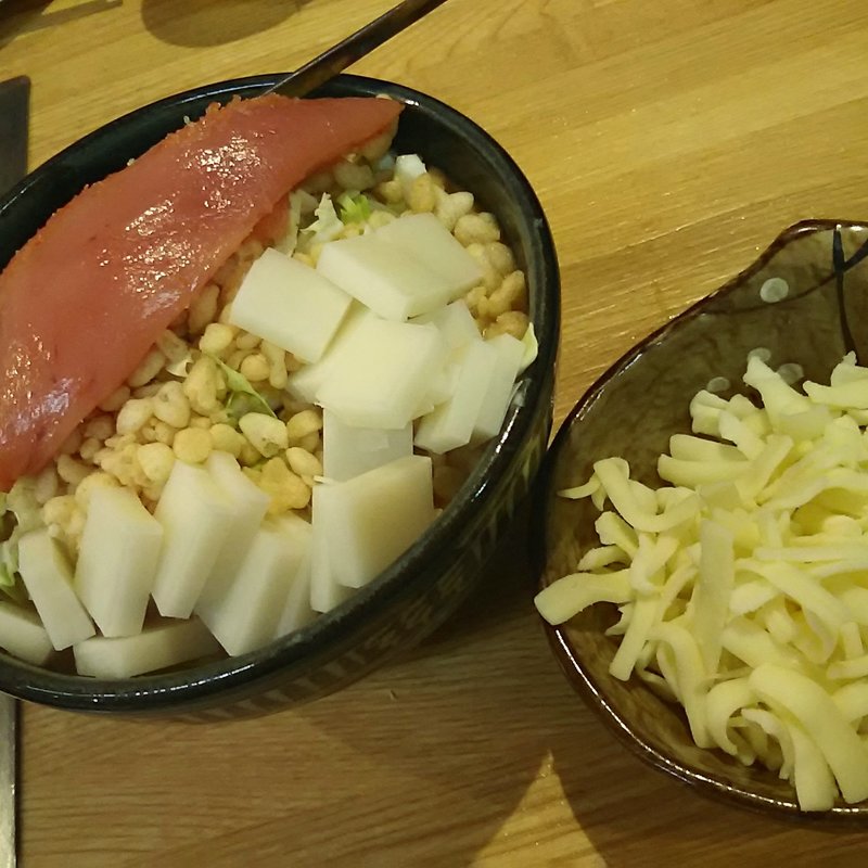 明太もちチーズもんじゃ(ぼたん)