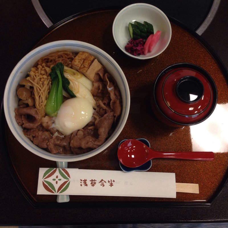 明治すきやき丼 (一日限定20名様)(今半)