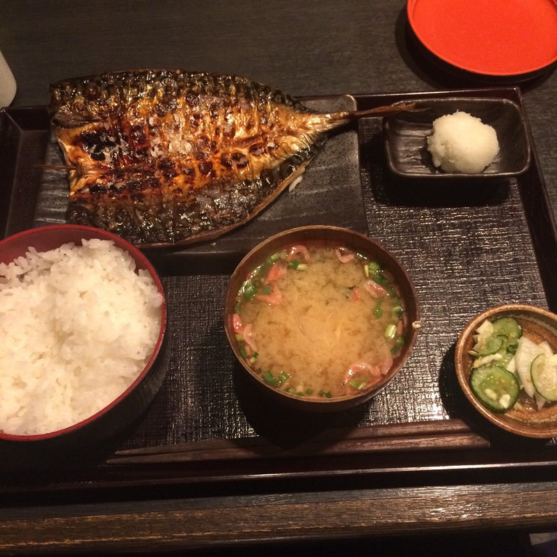 極上サバ開き定食(越後屋吉之助 （【旧店名】芝五丁目のひもの屋）)