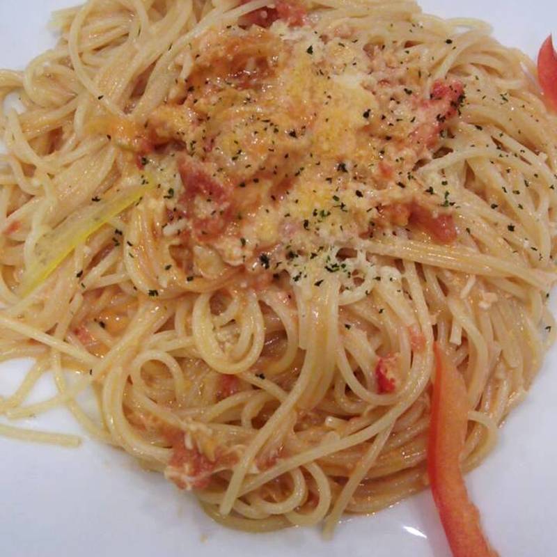たらばガニのトマトクリームスパゲティ(Olive House)