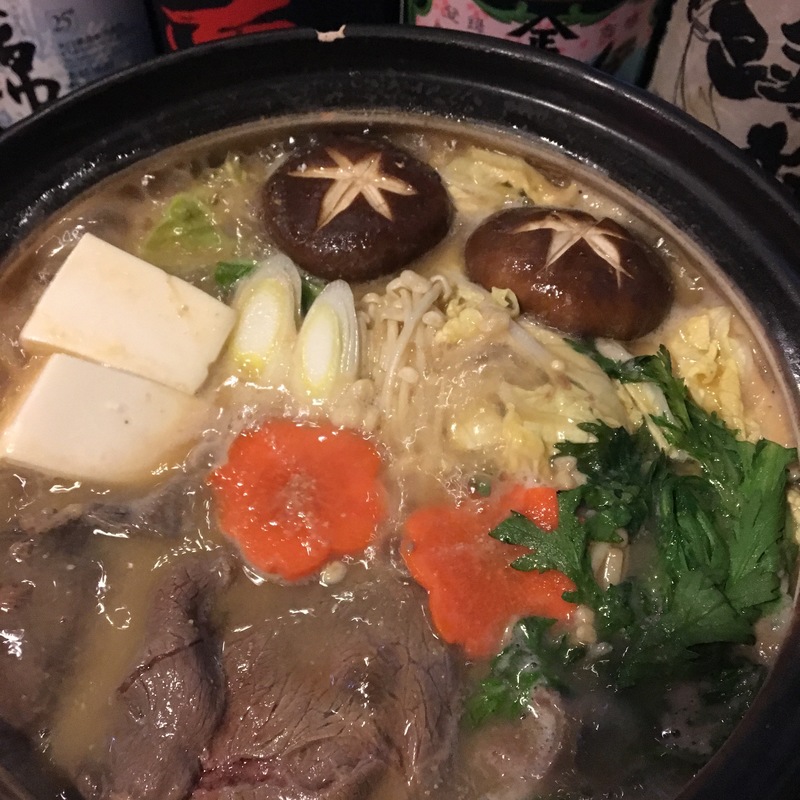 紅葉味噌鍋(獣肉酒家 米とサーカス 高田馬場店)