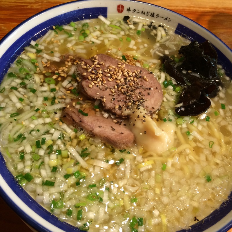牛タンネギ塩ラーメン(キャナルシティ博多 )