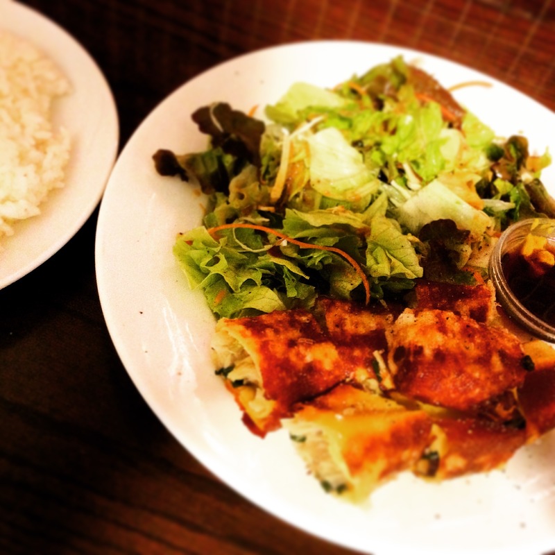 玉子春巻定食(イタリア大衆食堂 堂島グラッチェ 南森町店)