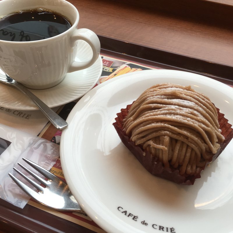 イタリア栗のモンブラン(カフェドクリエ 奈良三条通店)