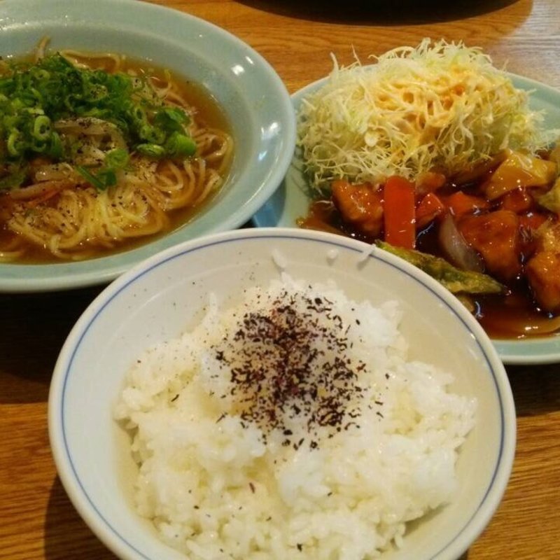 酢豚定食(天外 )