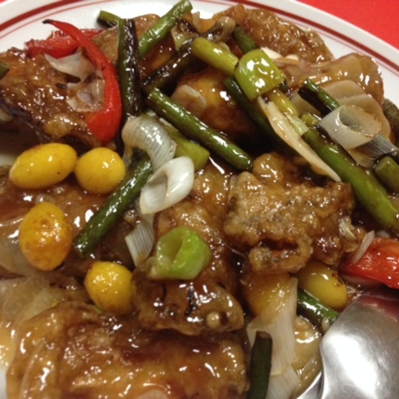 カキ炒め(成都酒家 （セイトシュカ）)