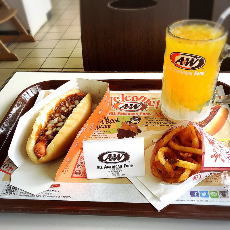 コニードック カリーフライコンボ(A&W 石垣店)