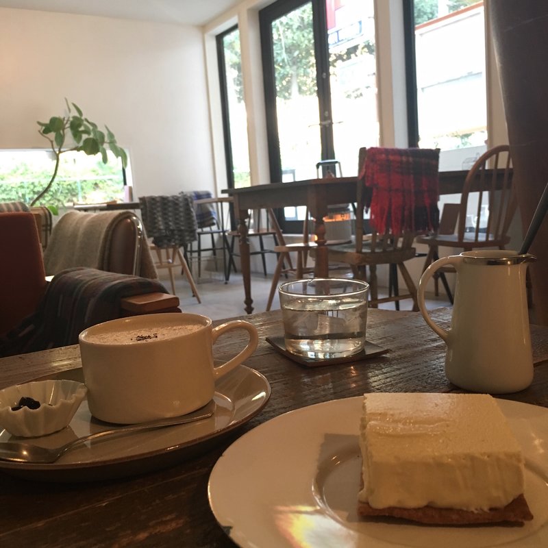 レアチーズケーキ＆ほうじ茶ラテ(リリ （re:Li）)