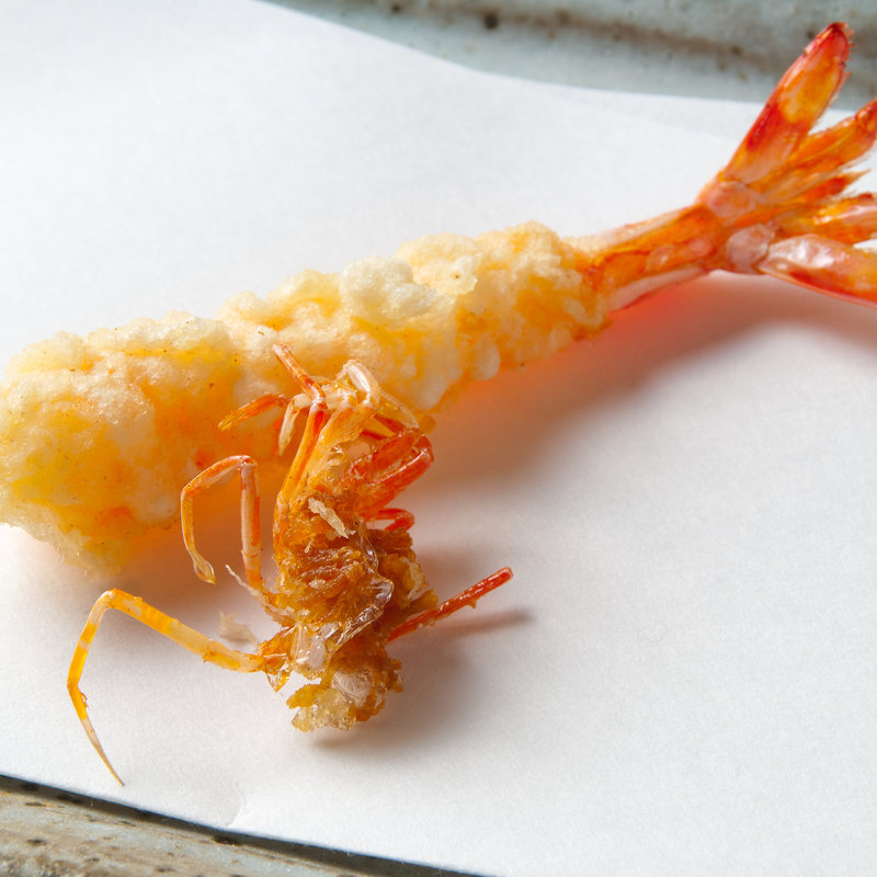 才巻海老(銀座天ぷらよしたけ)