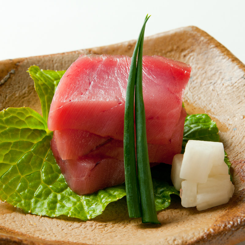 マグロのお造り(銀座天ぷらよしたけ)