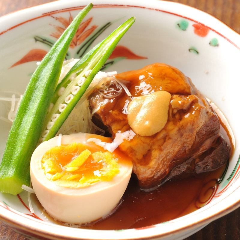 豚の角煮と卵(結庵)