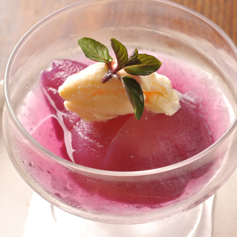 モモのコンポート(結庵)