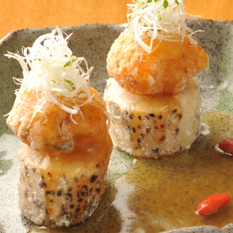 大根とふぐの唐揚げ(結庵)