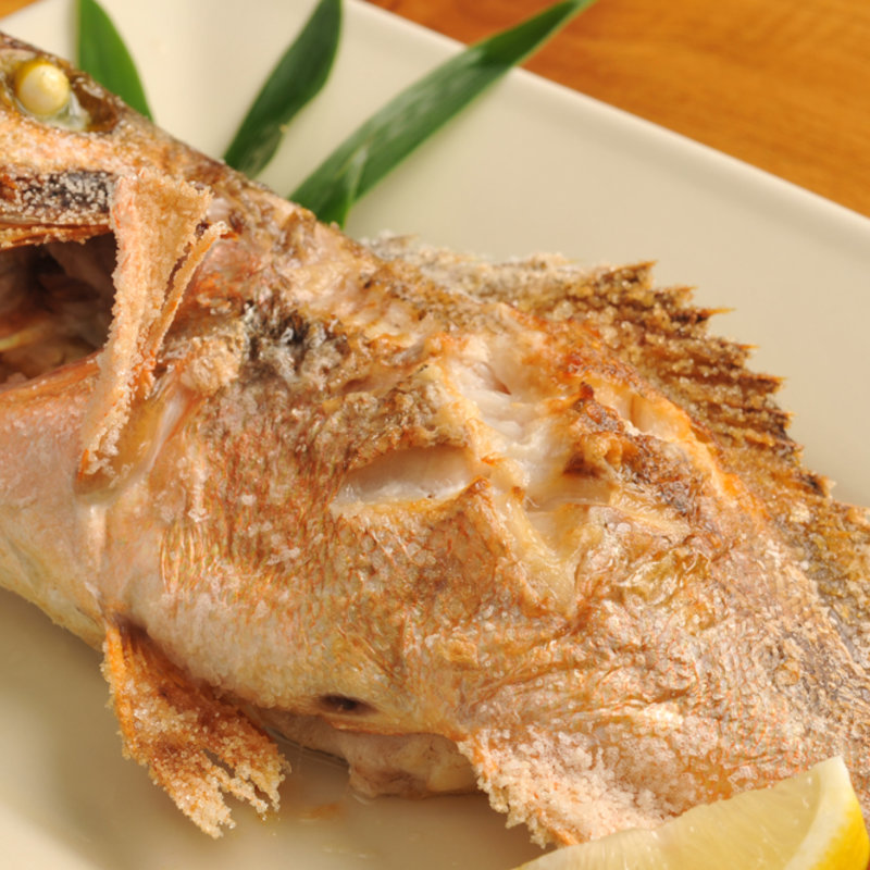 かさごの塩焼き(結庵)