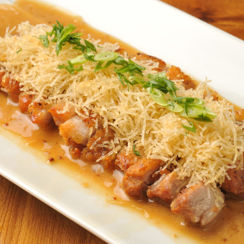 薩摩軍鶏と揚げ大根(結庵)