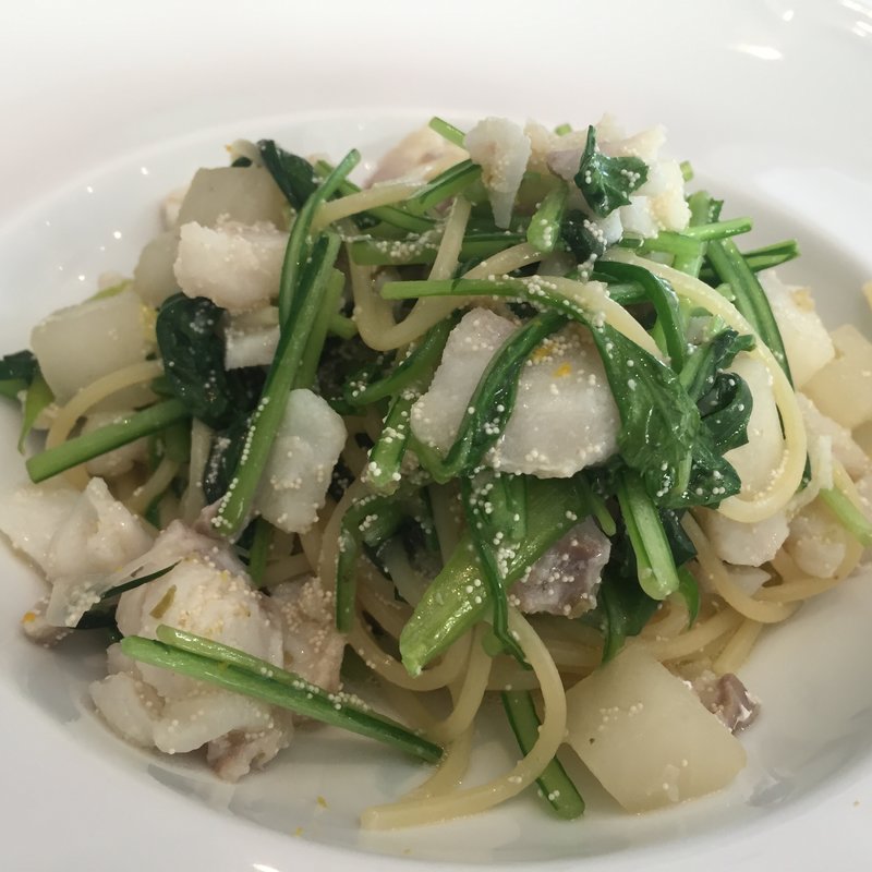 タラと柚子胡椒のパスタ(カノビアーノカフェ （CANOVIANO CAFE）)