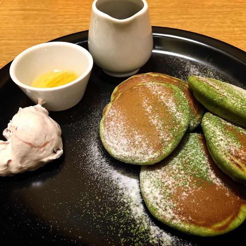 抹茶パンケーキ(こなな ルミネ立川店)