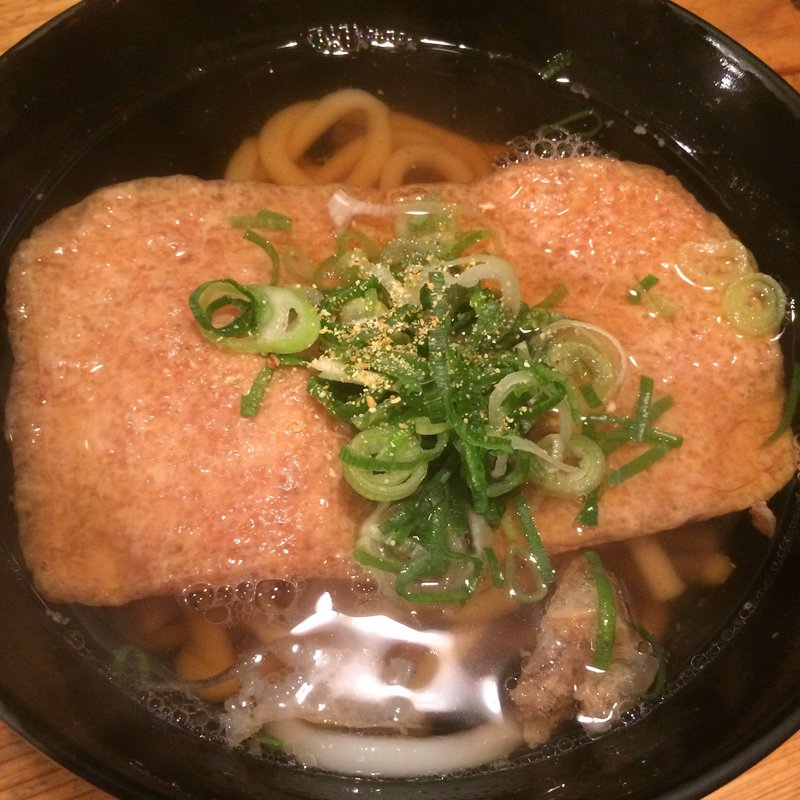 きつねかすうどん(かすまる 池田店)