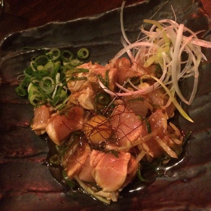 朝引きササミユッケ(ちゃぼ)