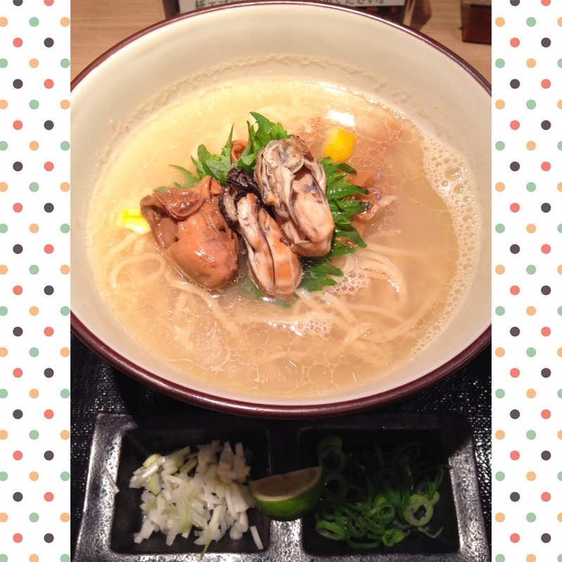 塩牡蠣そば(銀座鴨そば 九代目けいすけ)