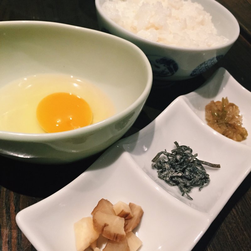 比内地鶏の玉子掛けご飯(ひない小町　渋谷店)