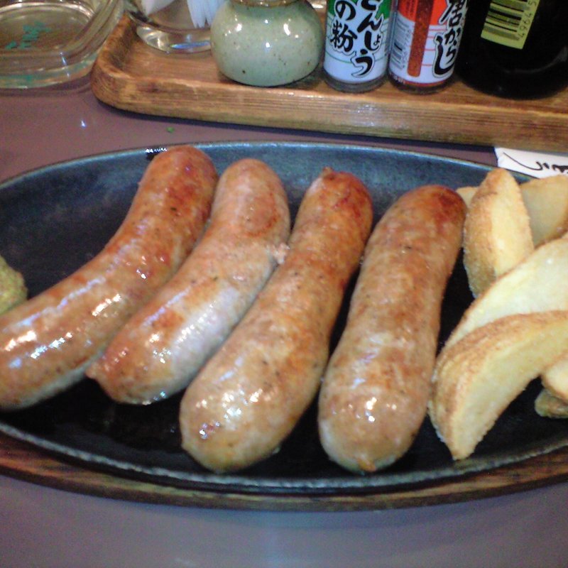 自家製鶏のソーセージ(あんどう)