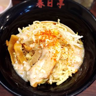 鳥豚油そば(春日亭 （かすがてい）)