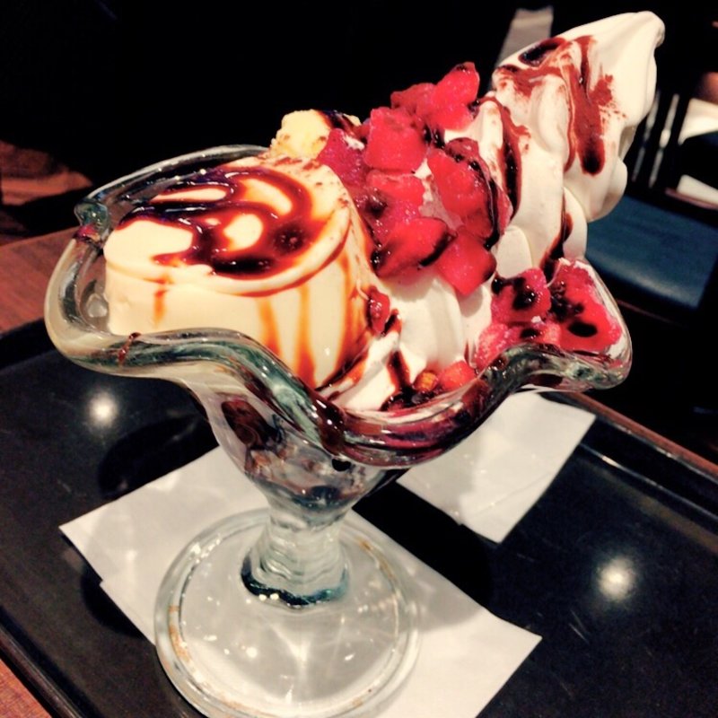 プリンアラモード(サンマルクカフェ+R 阪急大井町ガーデン店)