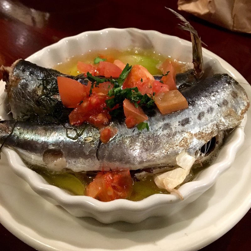 自家製オイルサーデン(バール・タッチョモ)