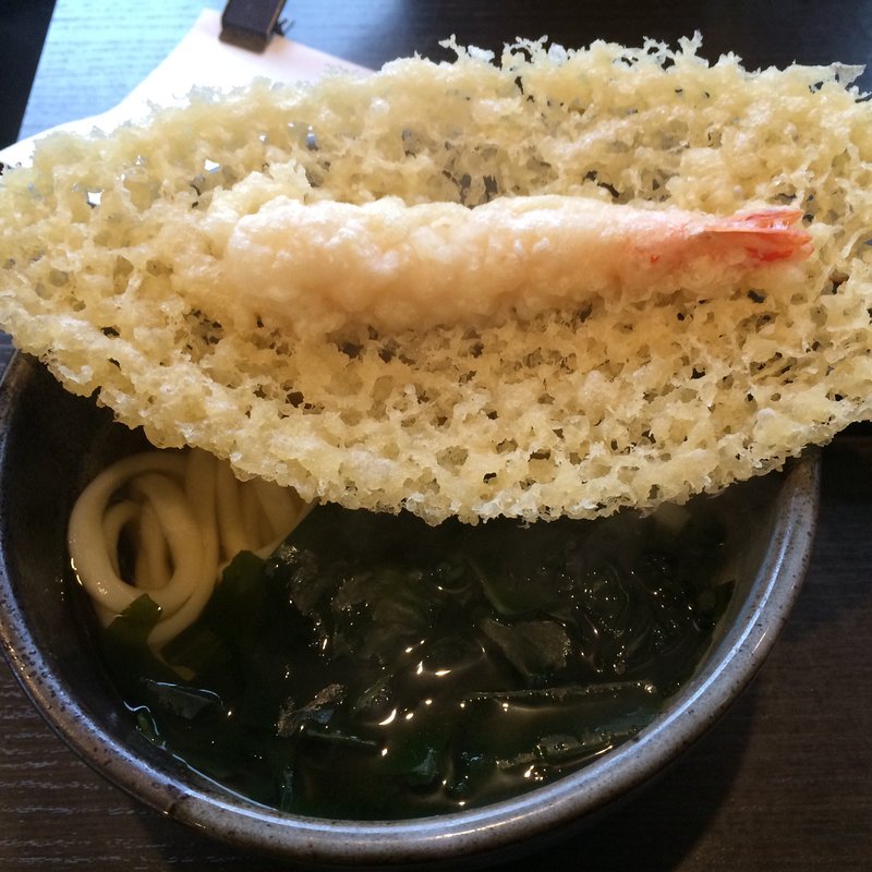 天婦羅うどん 小(手打ちうどん渡辺)