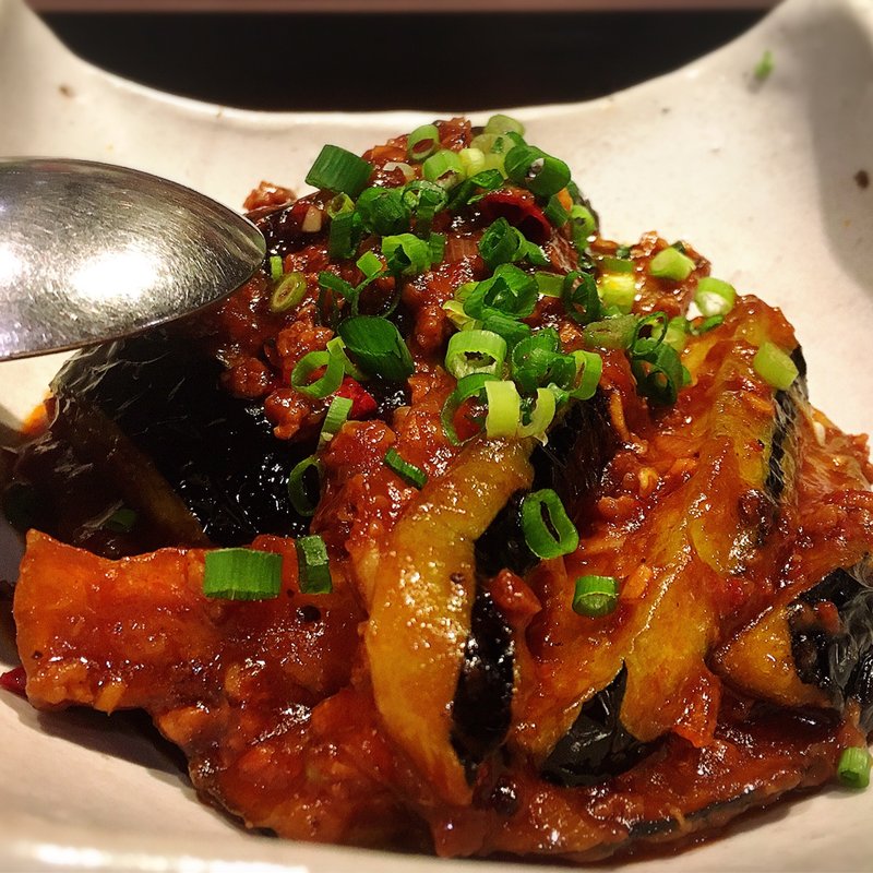 麻婆茄子(百楽門酒家 下北沢店)