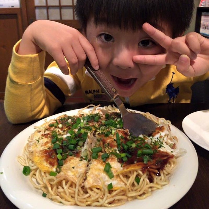 お好み焼き（そば入）(お好み焼広島風きゃべつ )