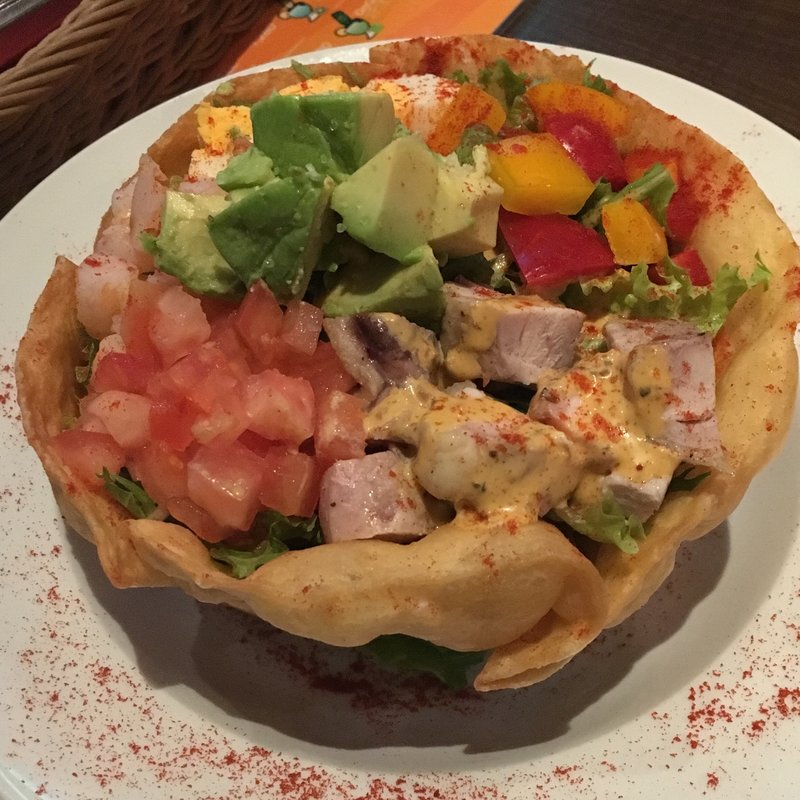 エビとアボカドのカクタスサラダ(Mexi Canaria （メヒカナリア）)