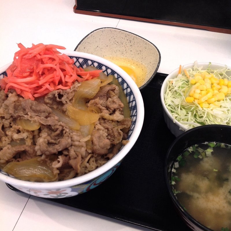 得盛セット(吉野家)