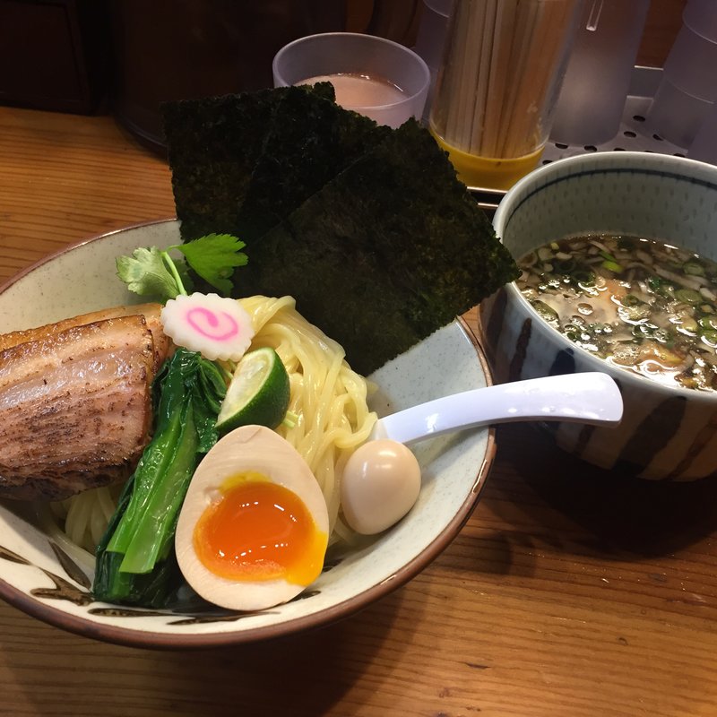 魚介つけ麺(銀座 朧月 （おぼろづき）)
