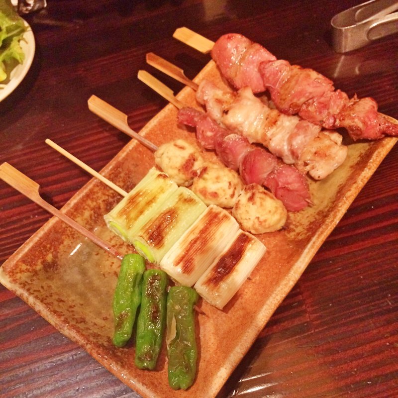 串盛合せ 6本(地鶏炭火焼・旬菜 白角家 飯塚店)